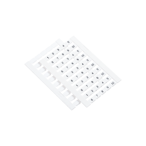 Маркировка пружинных клемм 6, 10, 16 мм²,  1-100 (уп. 100 шт.)